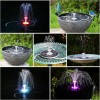 AISITIN 3.5W Solar Aerator Pump with LED,6 Nozzles,Batter