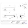 Sugatsune HK 304 Stainless Steel Folding Pull Handle, Mirror Finish,