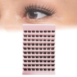 Cluster Lashes Fake Lashes Wisps Comfortable Lazy Individual Lash Clusters Single Bundle Eyelashes for Banquet Photography, Style A