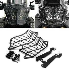 GOODELY Ténéré700 Front Headlight Guard Cover Protector Compatible with TENERE 700 T700 XT700Z XTZ700 2018-2024 2022 2023 2024 CNC Aluminum Motorcycle Accessories