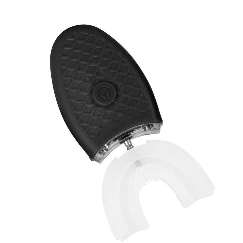 Household Ultrasonic Rechargeable Silicone U shaped Electric Toothbrush Teeth Whitening