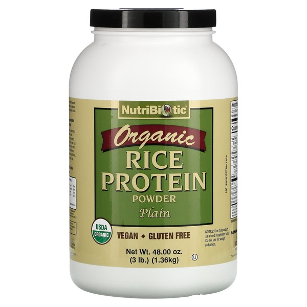 1.36 kg (3 lbs) plain, unprocessed rice protein / 무가공 쌀 단백질 플레인 1.36kg(3lbs)