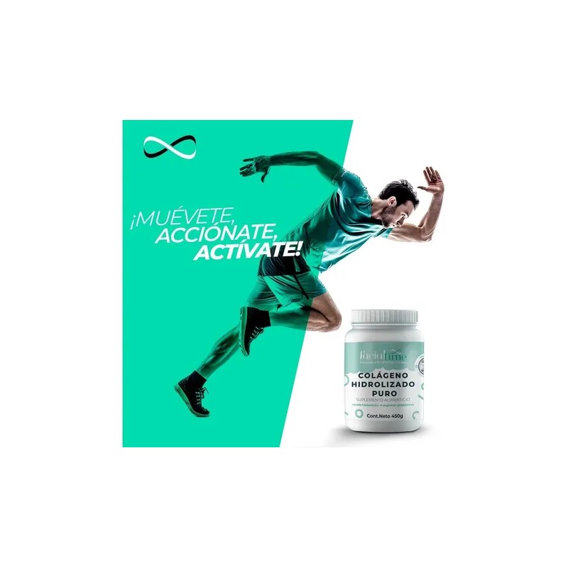 Facial Time 2 Colageno Hid Puro + Ácido Hialurónico 450gr