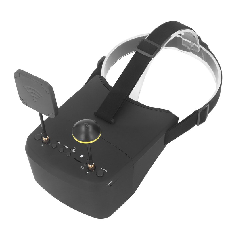 EV800D FPV Goggles with DVR 40CH 5 Inch 800x480 Resolution