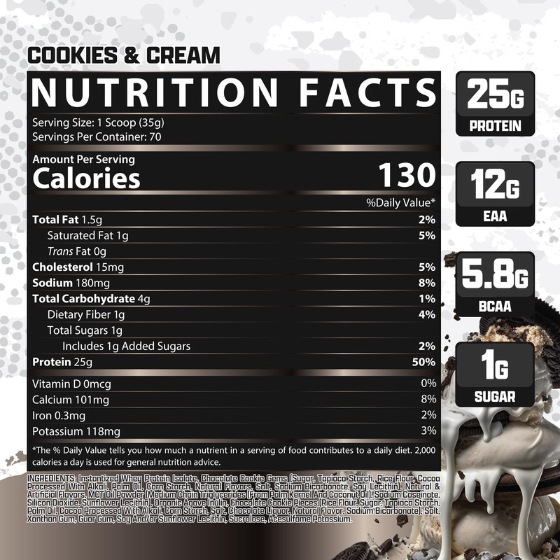 Nutrex Research IsoFit Whey Protein Powder Instantized 100% Whey Protein