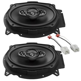 Pioneer TSA6960F 450 Watt 6"x9" Front Door Speakers for 2002-2022 Dodge/RAM 1500