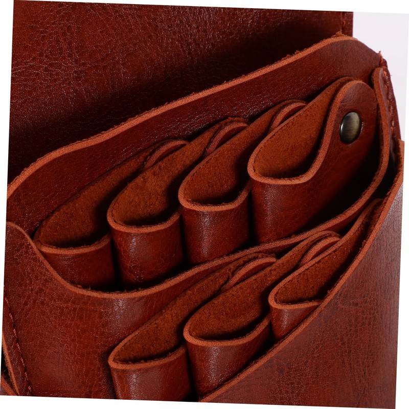 SAFIGLE Detachable Leather Barber Comb Pouch Scissors Bag for Hairdressing