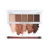 Jutqut 5 Colors Brown Matte Eyeshadow Palette, Long Lasting and