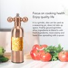 Pepper Mill Professional Refillable Ceramic Rotor Coarseness Adjustable Manual Pepper