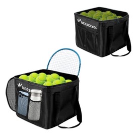 NEESEEYEE Tennis Ball Bag Ball Bag Ball Basket Practice Ball Storage Basket for Baseball, Softball, Tennis, Badminton, Table Tennis and More