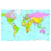 large A1 LAMINATED WORLD MAP POLITICAL ATLAS POSTER print LATEST