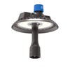 KRLED Post Top Light 100W LED Circular Area Light Dusk