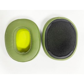 Skullcandy Replacement Ear Pads Compatible With Crusher Wireless/360/Hesh3/ANC/Evo/Venue Headphones - Soft Protein Leather and Memory Foam (Green)