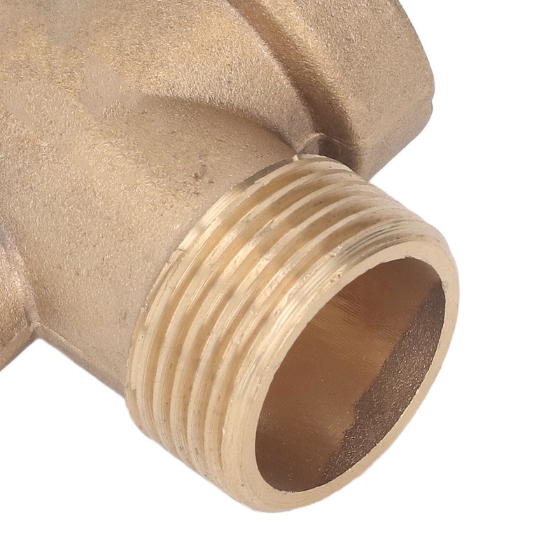 4 Ways Water Hose Splitter Brass G1in Pipe Adapter Connector