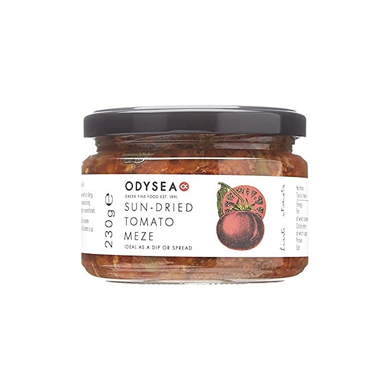 Odysea Sun-Dried Tomato Meze, Glass Jar, 230 g