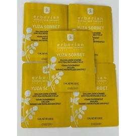erborian Yuza Sorbet Vitamin C Face Cream 5-Pack Each 1.5m/ 0.05oz Free Ship