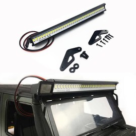 WANGCL RC Car LED Light Bar Single Row Roof Light RC Light Kit 36 LED 150 mm for 1/10 RC Car Remote Control Monster Truck RC Bigfoot Rally Cars Compatible with TRX4 SCX10 90046 D90