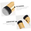 VICASKY 2pcs Fluffy Synthetic Hair Makeup Brush for Travel Foundation