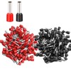 ATMLCOER 200 Pcs Wire Ferrules Kits 6 AWG Wire Ferrule