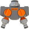 Giraffe Tools 2 Way Garden Hose Splitter, Twin-Tap Connector with