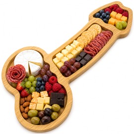 Funny Charcuterie Board Bamboo Serving Tray Gag Gift for Adults 15.7 Inch
