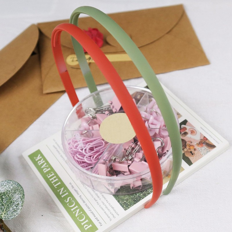 Plain Headband with Teeth, Pack of 8 Hair Bands for