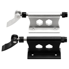 Oewnvmd 2 Pack Bike Fork Mount Rack Quick-Release Block Truck Bicycle Carrier Fixed Clip Luggage, Black&Silver