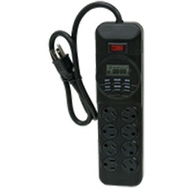 Defiant 15 Amp 7-Day 8-Outlet Digital Timer with Power Strip