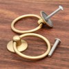 LXZ 6 PCs Cabinet Hardware Drop Ring Pulls Drawer Ring