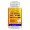 MINATURALS Psyllium Husk Fiber Capsules Supplement, Natural, Supports Digestive Health,