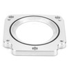 Throttle Body Adapter Plate Natural Finish Aluminum with Mounting Bolts