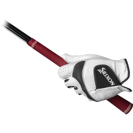 Srixon Tech Cabretta Golf Glove, Worn on Left Hand, M/L, White, Cadet Medium/Large
