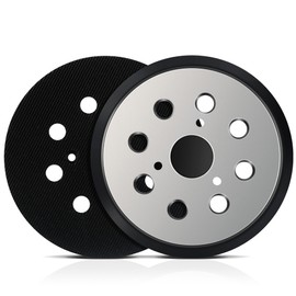 AegisTorq 5 inch 8 Hole Replacement Sander Pad, 2pcs 5 Inch Sander Hook and Loop Replacement Pad, Compatible with DW423, D26451 D26453 DW4388 and for Makita BO5010 BO5030/K BO5031K BO5041K