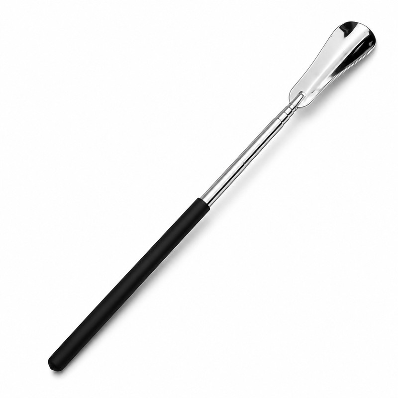Retractable Stainless Steel Shoe Horn for Easy Shoe Wearing –