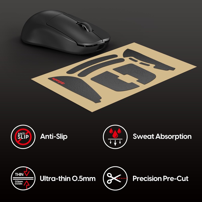 Pulsar Gaming Gears Supergrip X2H Mini Pre-cut Anti-Slip Gaming Mouse