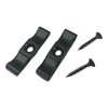 Black Turn Buttons with Screws 50mm (2 Inch) for Shed