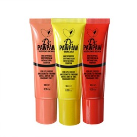 [Vegan Beauty] Dr. Popo Multi Balm 10ml / [비건뷰티] 닥터포포 멀티밤 10ml x 3종 세트, 오리지널 + 피치핑크 + 얼티메이트레드, 1개
