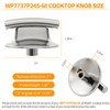 Upgraded WP7737P245-60 74007918 Stove Knobs Replacement Parts for Jennair Maytag