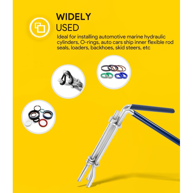 5 Pack Hydraulic Seal Installation Tool Kit, Hydraulic Cylinder Piston