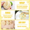 Yiyiring 6 Pcs Beeswax Bowl Covers Reusable Cloth Bowl Covers