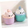 3pcs Cute Cartoon Bear Facial Maker Cups Gentle Cleaner Bubble