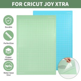 LALAGO Schneidematte für Cricut Joy Xtra, 4 Stück Ersatzkleber klebrige Schneidematten, Selbstklebende Cutting Mat zum Basteln, Rutschfester Matt für Cricut Zubehör (StandardGrip, LightGrip)