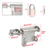 Sayayo Slide Bolt Latch Lock 6 Inch Heavy Duty Stainless