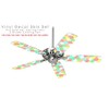 Brushed Cirlces Multi Light - Ceiling Fan Skin Kit fits