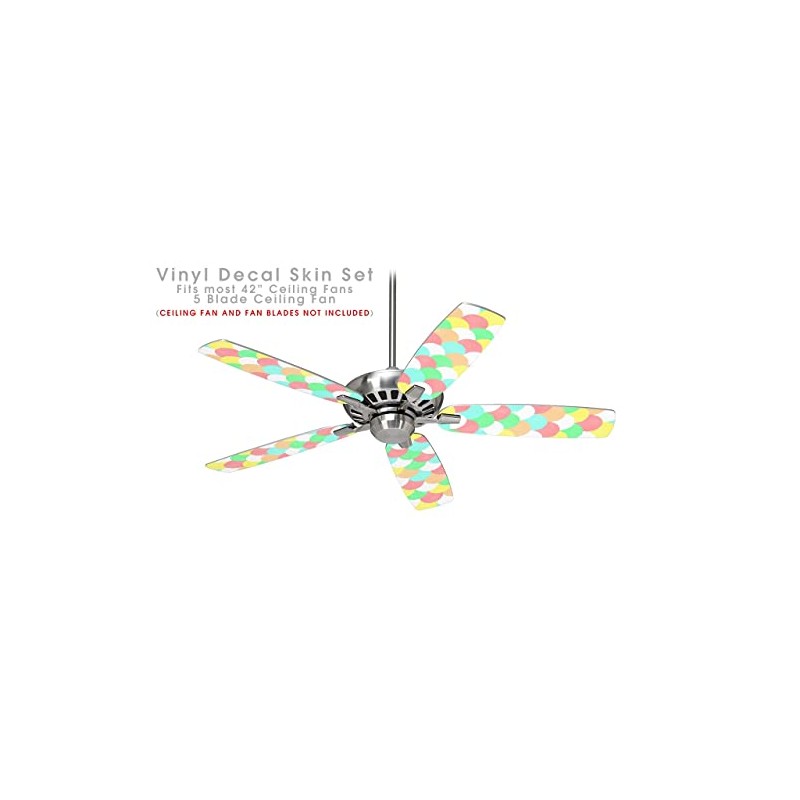 Brushed Cirlces Multi Light - Ceiling Fan Skin Kit fits