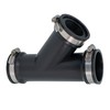 Fernco 2 in. Hub Flexible PVC Wye DWV Pipe Fitting