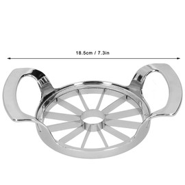 Apple Slicer Corer Cutter, Good Grips Apple Corer and Divider, Stainless Steel Ultra-Sharp Fruit Corer for Apples, Pears & Orange(L) Apple