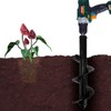 Socpuro Earth Drill, For Gardening, Earth Auger, Hexagonal, 1.8 x