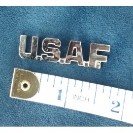 USAF US Air Force (1-5/8") Military Hat Vest Lapel Pin Badge Vet Veteran