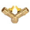 Soytich YV08 2-Way Y-Splitter for Inlet Hoses, 1/2 Inch Male